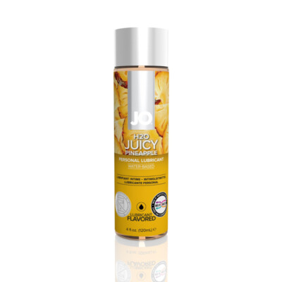 JO Juicy Pineapple Lube Flavored Edible Personal Lubricant 2-Sizes