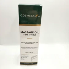 Cosmetasa Massage Oil With Roller Ball 8.8 oz New