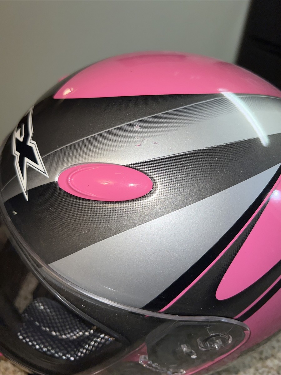AFX FULL FACE MOTORCYCLE HELMET PINK DOT WOMENS SIZE SMALL AFX FULL FACE MOTORCYCLE HELMET PINK DOT WOMENS SIZE SMALL