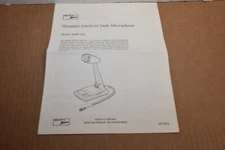 Heathkit HDP-242 Base Station Microphone ORIGINAL WIRING SPEC SHEET 1978