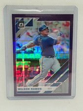 Wilson Ramos 2019 Donruss Optic Baseball FOTL PURPLE PANDORA (/99) New York Mets