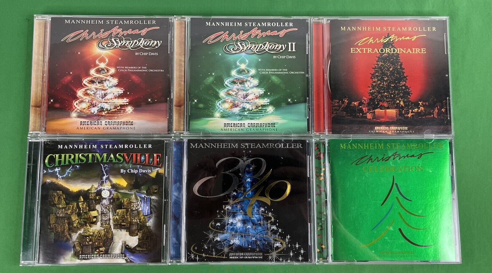 lot of 6 Fresh Aire Mannheim Steamroller Chip Davis CDs, Christmas