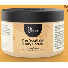 Iris Garden The Youthful True Natural Extract Soothing Moisture Body Scrub 8.8oz