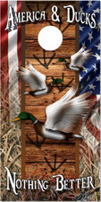 American Duck Hunting Flag Camo Cornhole Wrap Bag Toss Skin Decal Sticker