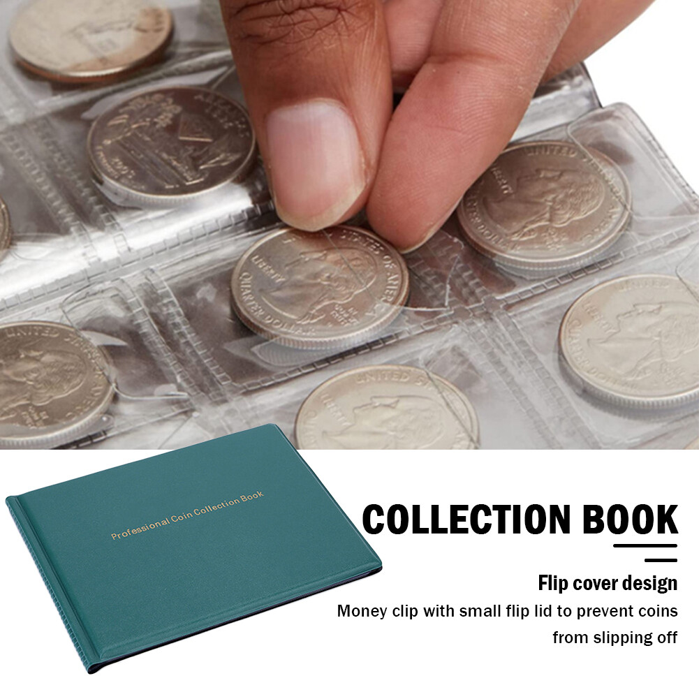 240 Pockets Coin Holders Collecting Album Storage Coin Collection Book