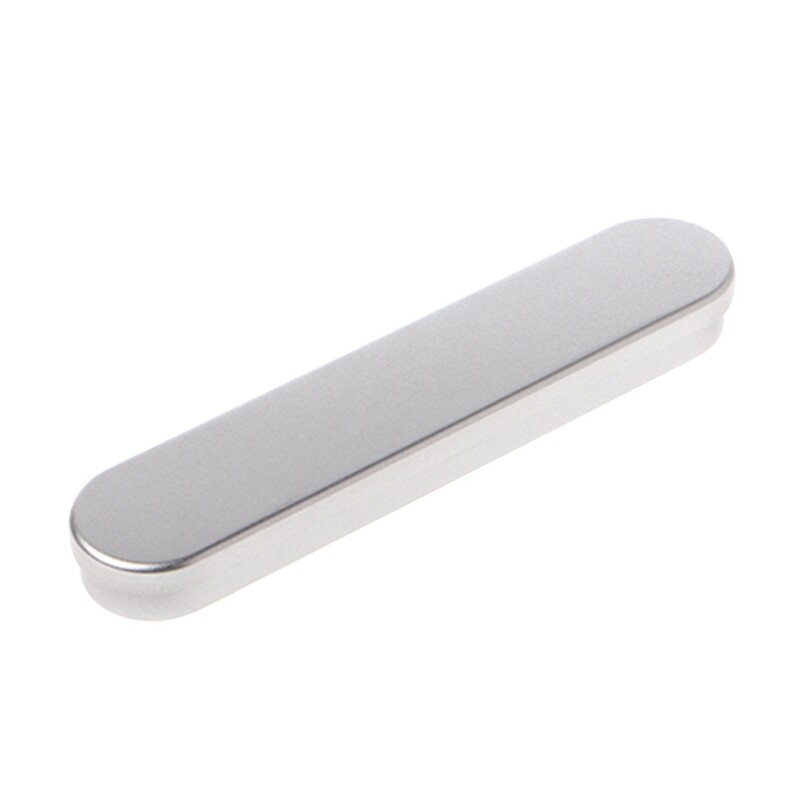 Silver Tin Pencil for Case Pen Storage Box Stationery School Office