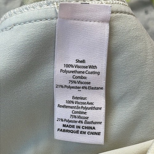 NWT Cinq a Sept Giles Faux Leather Cargo Jogger Pants Dune Beige Cream Sz S - Picture 15 of 16