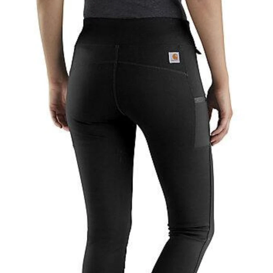 Carhartt Women's Force Fitted Lightweight Utility Legging Black Size 1X 16W  18W