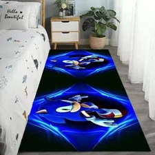 Super Sonic Hallway Runner Rugs Bedside Carpet Washable 2X6 FT Rubber Backing
