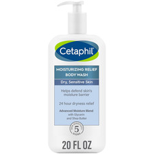 Moisturizing Relief Body Wash 20oz Fragrance Free for Cetaphil Sensitive Skin