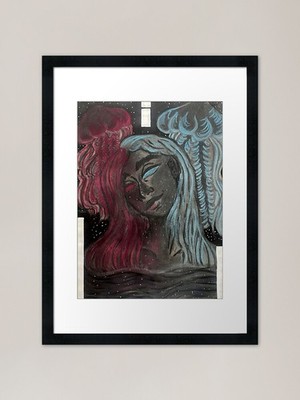 Unsterbliches Gefühl Gerahmter Kunstdruck Gerahmtes Wandbild Poster Leinwanddruck Bild