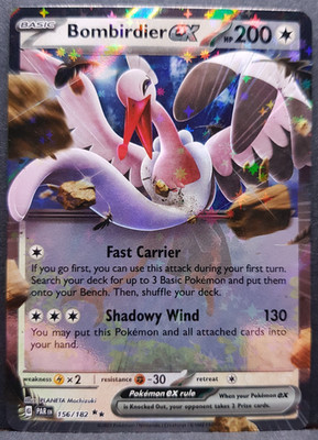 Bombirdier ex 156/182 Paradox Rift Pokémon Pokemon Card English Near Mint