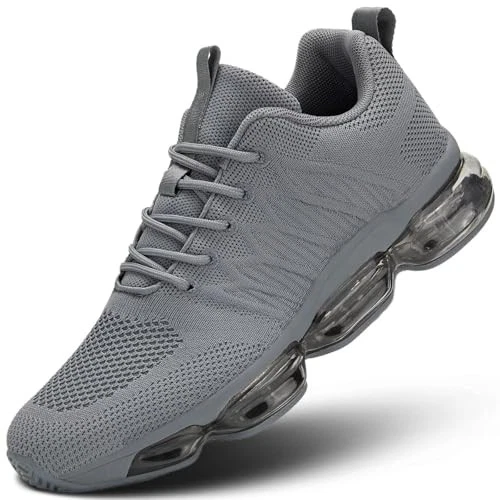 Zapatos para correr transpirables tenis de moda antideslizantes con amortiguación de aire para hombre - Imagen 1 de 7