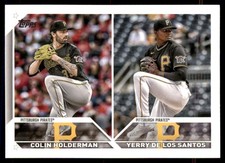 2023 Topps Update #US109 Colin Holderman / Yerry De Los Santos RCOM,