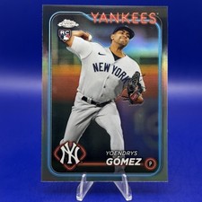 2024 Topps Chrome Yoendrys Gomez Refractor #160 Rookie RC New York Yankees