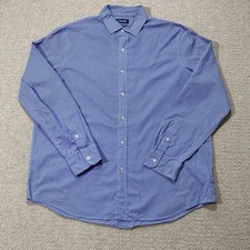 Chaps Shirt Mens XL Lilac Purple Blue Performance Dri Fit Formal Suit Dress USA