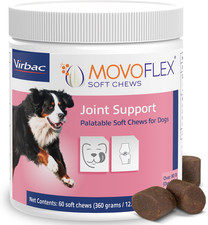 MOVOFLEX Soft Chews Hip and Joint Support Supplement for Large Dogs 60 Count by