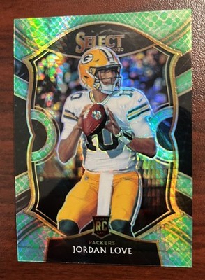 2020 Panini Select Jordan Love RC Dragon Scale Prizm /67