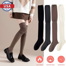 Women Thigh High Over the Knee Socks Girls Ladies Extra Long Stockings Warm USA