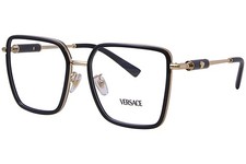 Versace VE1294D 1511 Eyeglasses Women's Black Full Rim Butterfly Shape 55mm