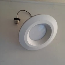 Commercial Electric 6 in. Selectable CCT LED Recessed Light Trim w/Night Light.