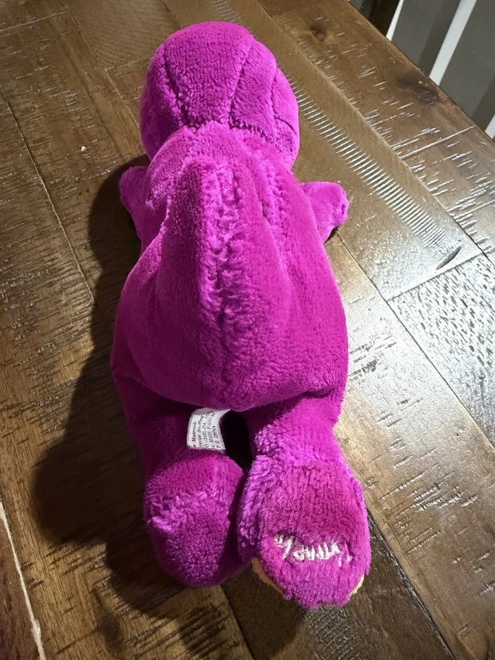Lote De 2 Juguetes Barney De Colección, Playskool Peluche Parlante Grande Probado FUNCIONA 1992 Foto 2 de 3