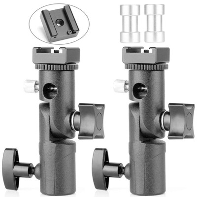 Updated Version Flash Bracket-ChromLives Light Stand Bracket 