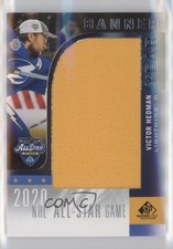 2020 Upper Deck SP Game Used NHL All-Star Banner Year Relics Victor Hedman 0i4j