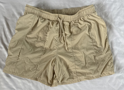 Nike Sportswear Tech Pack Woven Shorts Fully Lined Men's Medium Beige / Tan