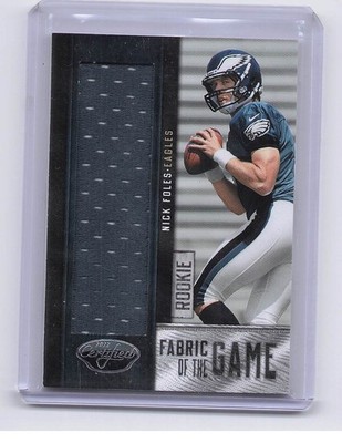 2012 Panini Certified #26 Nick Foles Fabric of the Game Patch RC #/199 Eagles