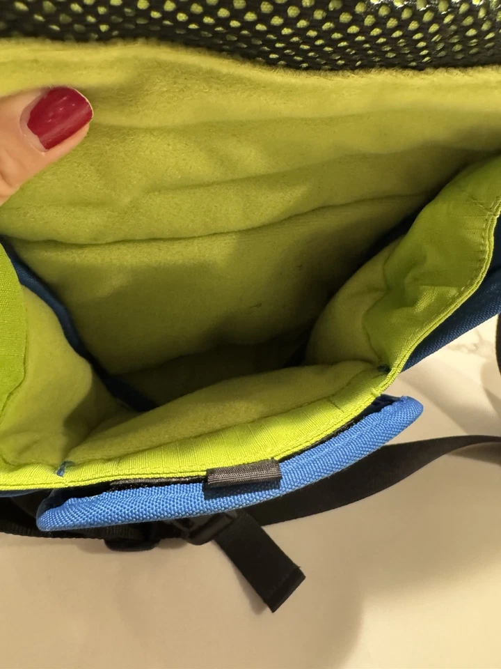 Bolso para cámara Crumpler azul acolchado riñonera bandolera correa ajustable Foto 3 de 4