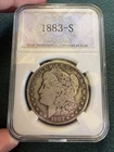 1883-S Morgan Silver Dollar San Francisco $1 PCCB Certified 90% Silver