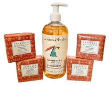 Crabtree  Evelyn Triple Milled Soap 4 Pack  Hand Soap Bundle - Gardeners