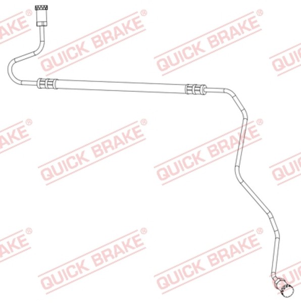 Quick Brake Bremsschlauch 96.017 FüR Peugeot 207 SW CC 16V Bifuel Hdi LPG Turbo-image