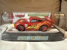 SCALEXTRIC DISNEY/PIXAR LIGHTNING MCQUEEN C3186 *in Chrome Box*
