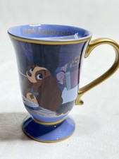 Rare Disney Lady and the Tramp Spaghetti Scene 65th Anniversary Bella Notte Mug