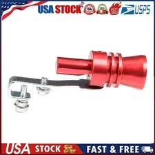 Aluminum Turbo Sound Exhaust Muffler Pipe Whistle Blow off Valve Car Accessories