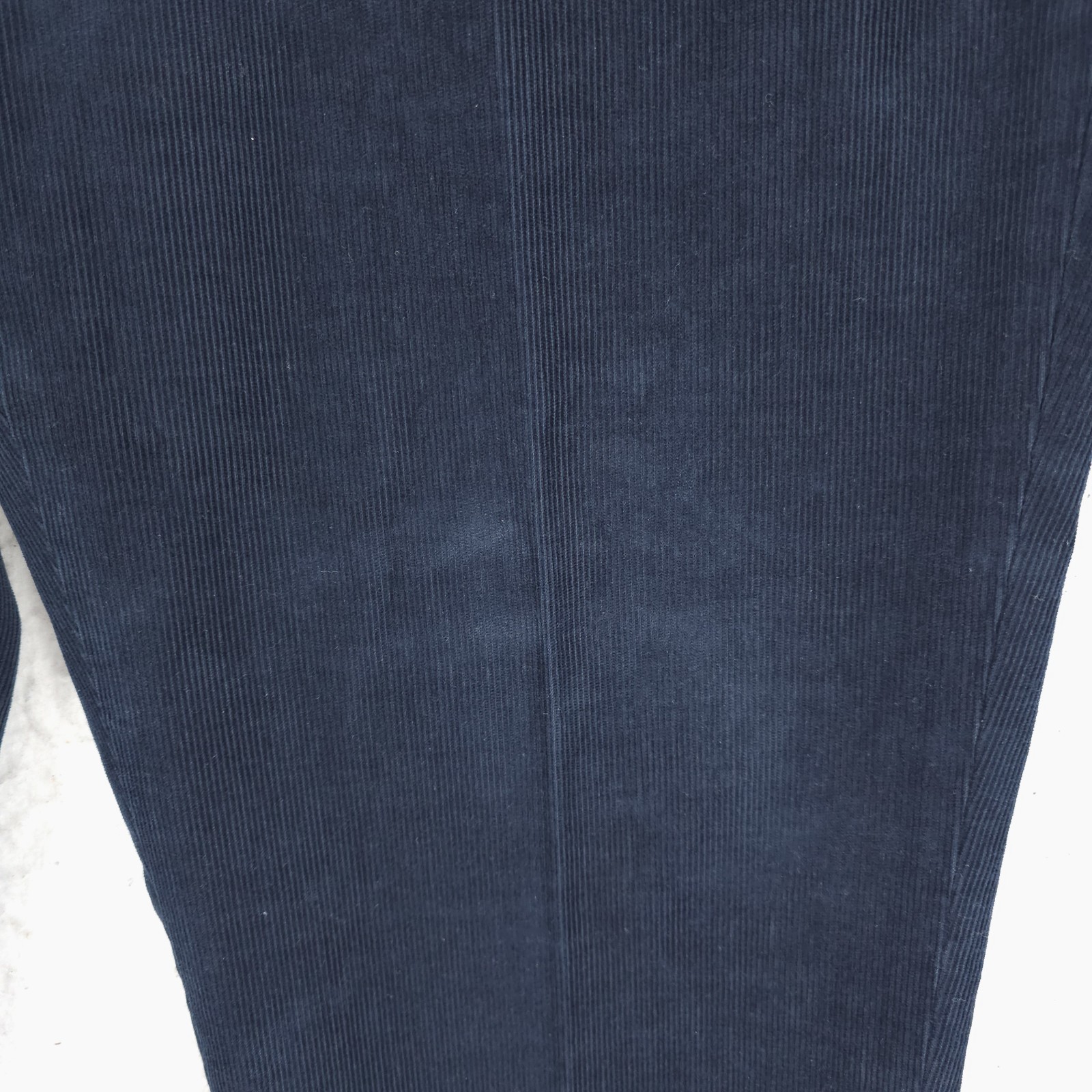 BROOKS BROTHERS Clark Corduroy Pants Navy Cotton Stretch W38 - HEMMED 26" Inseam thumbnail 2