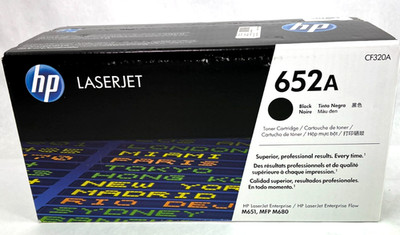 NEW Genuine HP Laserjet 652A CF320A Black Printer Ink Toner Cartridge M651 M680