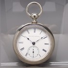 Antique Pocket Watch Hampden Springfield 7j Size 18s Fahys Oresilver 56mm c1878 — photo 1