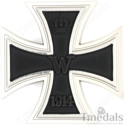 Iron Cross 1st Class 1914 Replica ww1 germany – Silver Finish