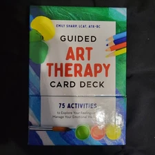 Guided Art Therapy Card Deck: 75 Activities to Explore Your Feelings and Mana...