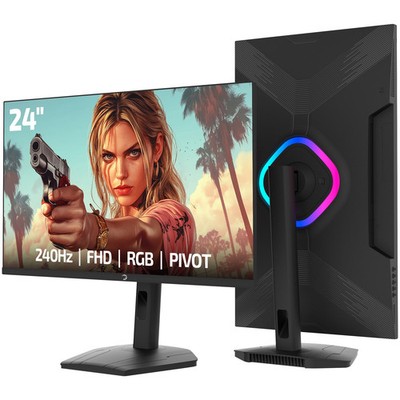 GAMEPOWER Lunis L20 24 Zoll Gaming Monitor 240Hz VA FullHD 0,5ms HDR400 HDMI 2.1