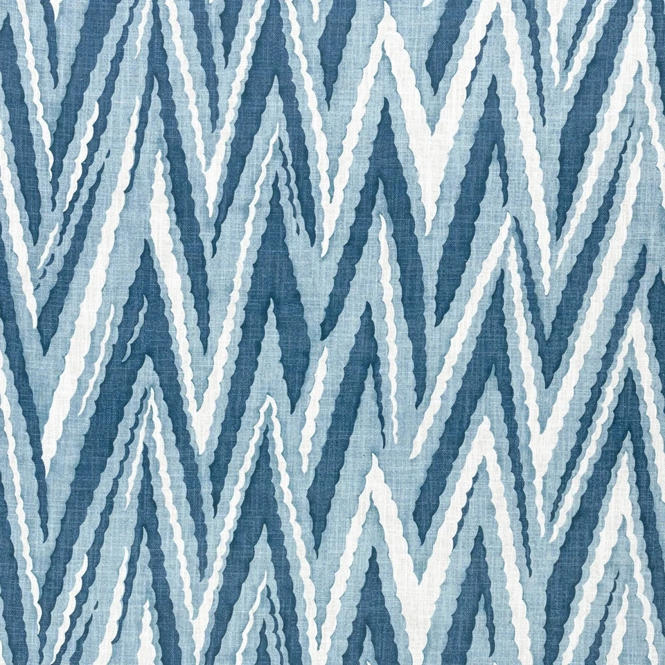 Anna French Modern Chevron Print Fabric- Highland Peak / Blue 3.75 yds AF23138 - Image 2 of 2