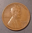 1939-S Lincoln Wheat Cent/Penny US Old Coin Collection #1