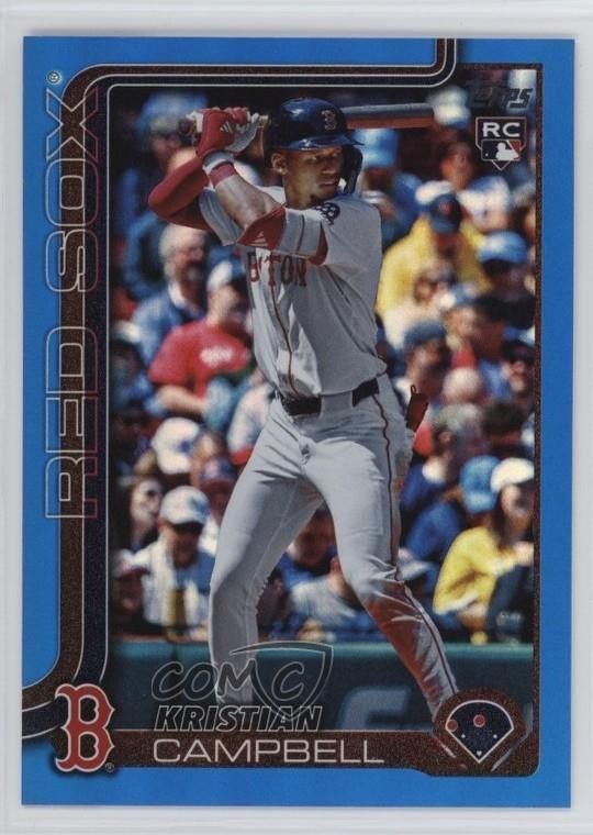 2025 Topps Update Blue Rainbow Foil 100/150 Kristian Campbell #US1 0g81