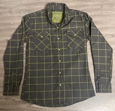 Dixxon Flannel Co Nfidel Long Sleeve Flannel Button Up Shirt Women's Size Large