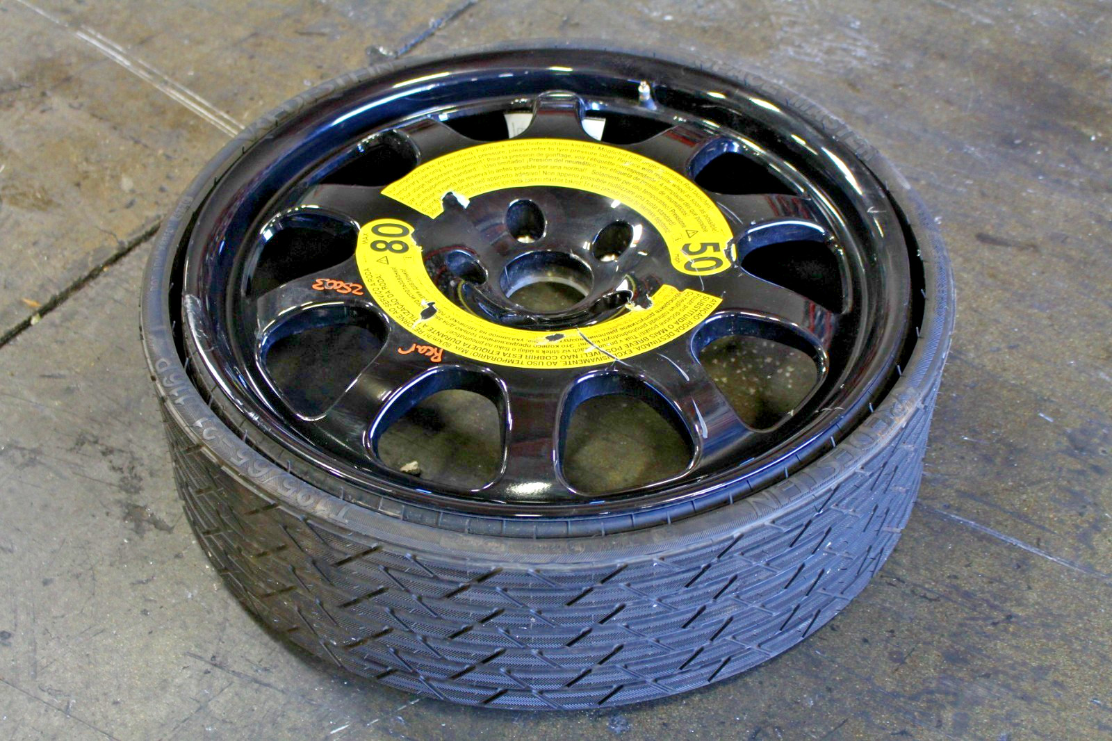 Lamborghini Urus, Spare Wheel / Rim, Used, Scuffed, P/N 4ML601010 / 4ML601025AD