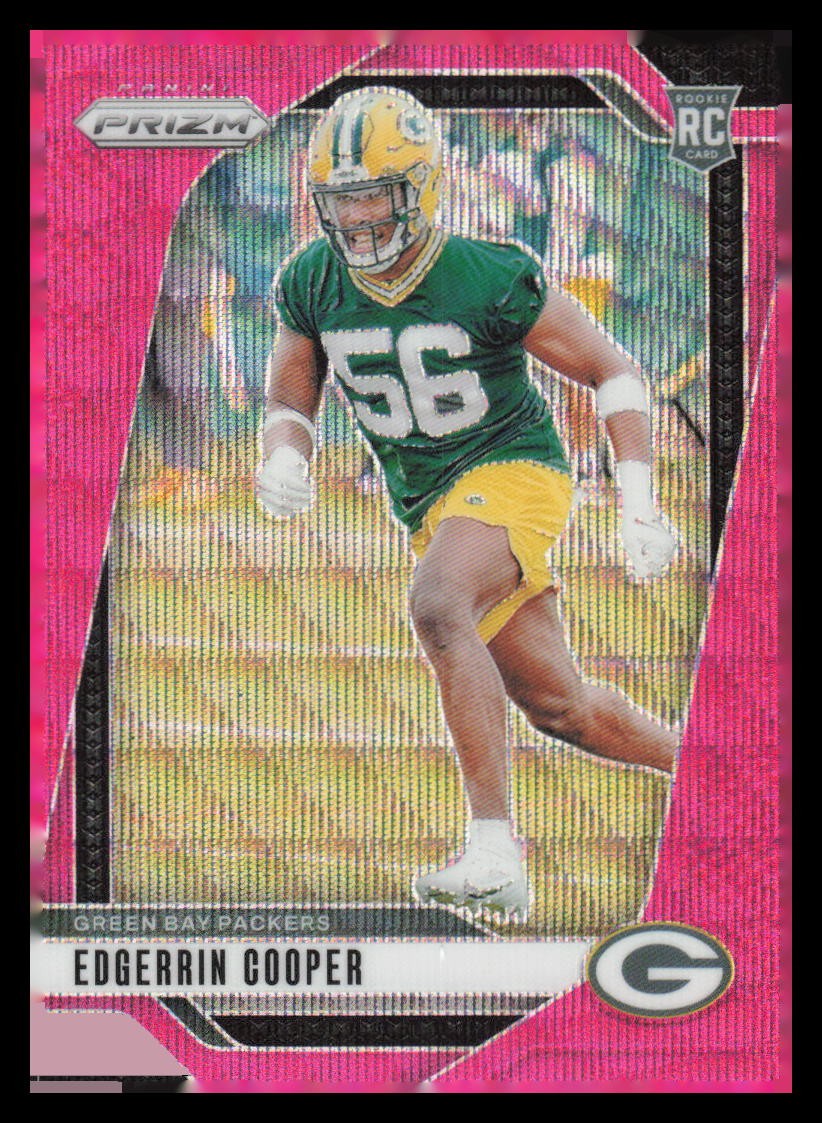 2024 Panini Prizm Prizms Pink Wave #331 Edgerrin Cooper