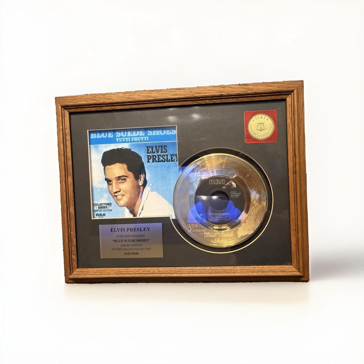 Elvis Gold Plated Record Presley Memorabilia for sale | eBay